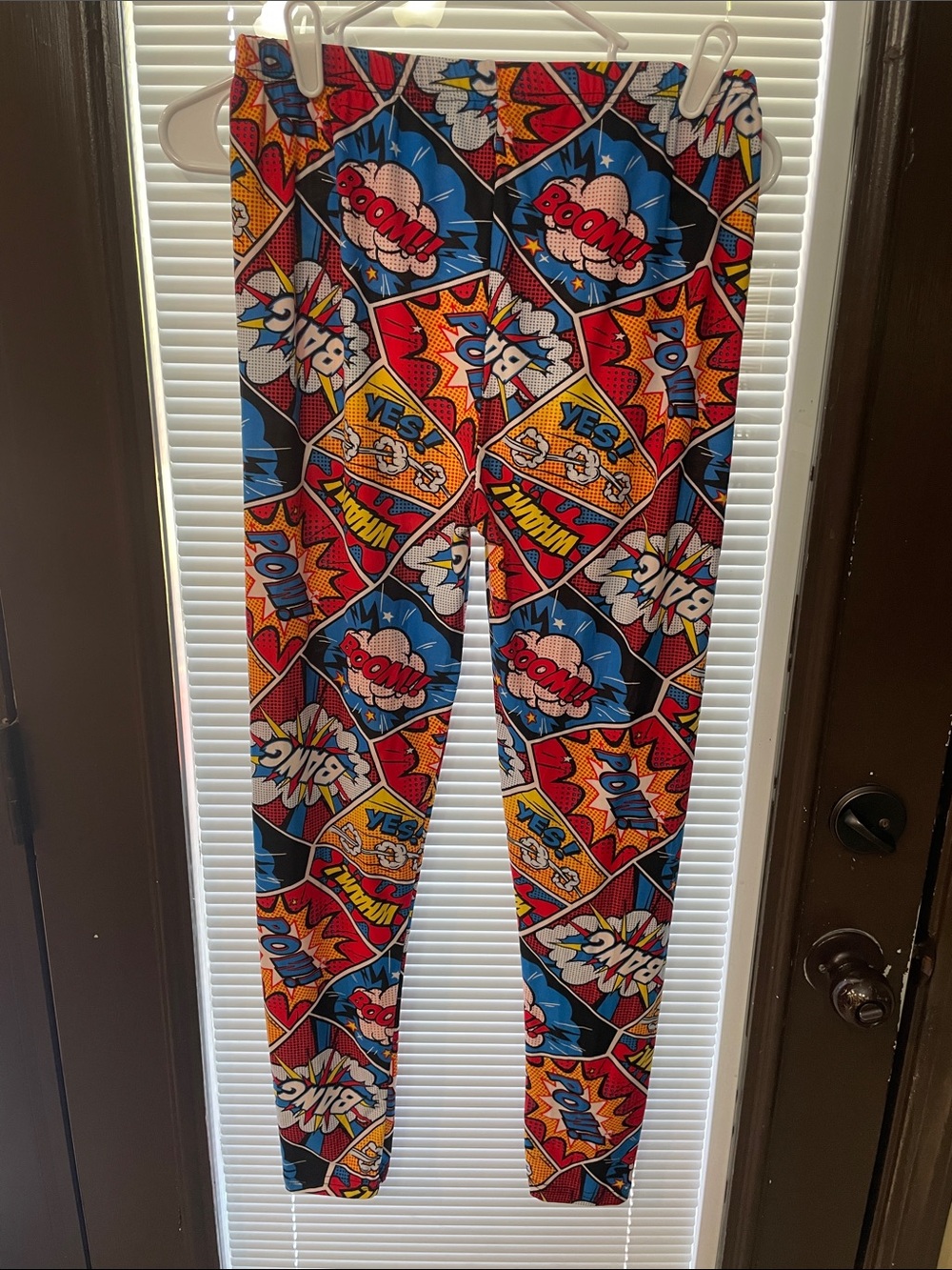 Women’s  Comic-Print Leggings - Multicolor